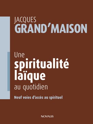 cover image of Une spiritualité laïque au quotidien